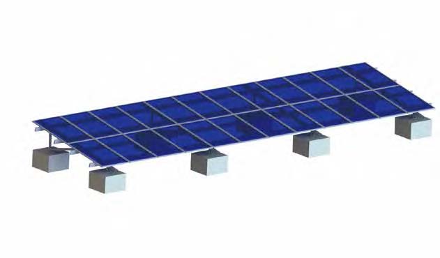 Aluminum Ground Mounting System - Concrete Foun... Concrete Foundation - Art. 9567