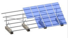 Aluminum Ground Mounting System - Single Slot U... Aluminum Ground Mounting System - Single Slot U Beam - Art. 3781