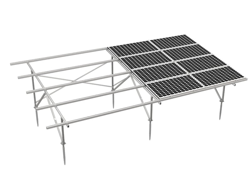 Aluminum Ground Mounting Systems Aluminum Ground Mounting Systems - Art. 10561