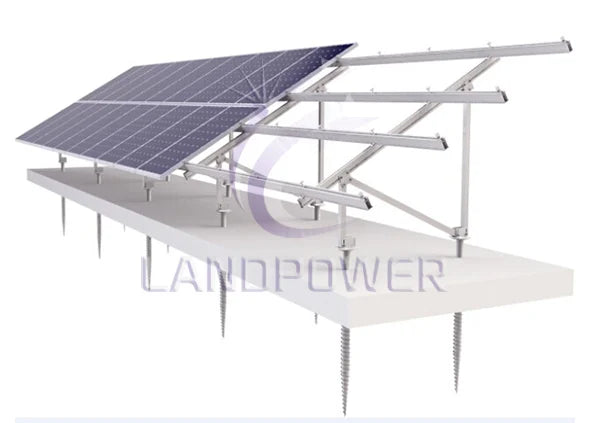 Xiamen Landpower Solar Technology Co., Ltd. - Montagesysteme - Aluminum Ground Mounting Systems Aluminum Ground Mounting Systems - Art. 2753