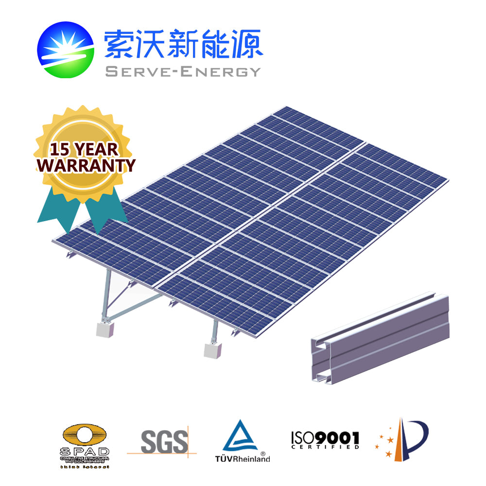 Aluminum Ground PV Mounting System STTS® SGro A - Art. 6080