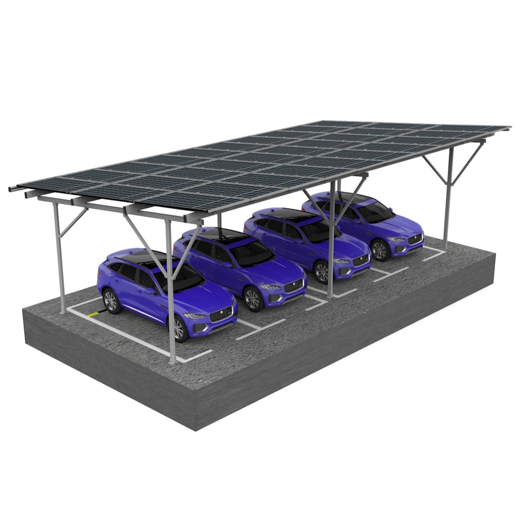 Soeasy (Xiamen) Photovoltaic Technology Co.,Ltd. - Montagesysteme - Aluminum Solar Carport Mounting System SSC-NW Solar Carport Mounting System - Art. 9852
