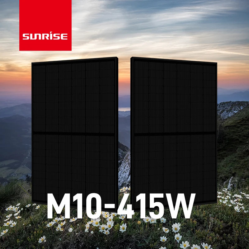 Sunrise Energy Co., Ltd. - Solarmodul - Aquaman Series M10 108 Cells 400-415W Black SR-54M410HLPro - Art. 167502