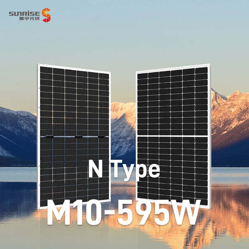 Sunrise Energy Co., Ltd. - Solarmodul - Aquaman Series TOPCon 132 Cell570-595W Double G... SR-66M595NHLProD - Art. 227815