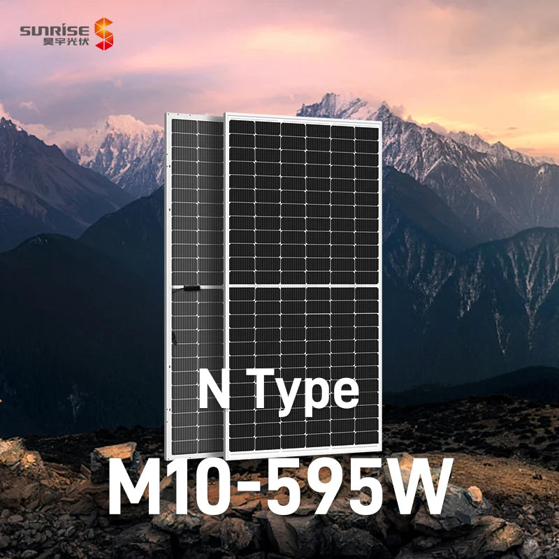 Sunrise Energy Co., Ltd. - Solarmodul - Aquaman Series TOPCon M10 570-595W Bifacial SR-72M595NHLPro - Art. 227780