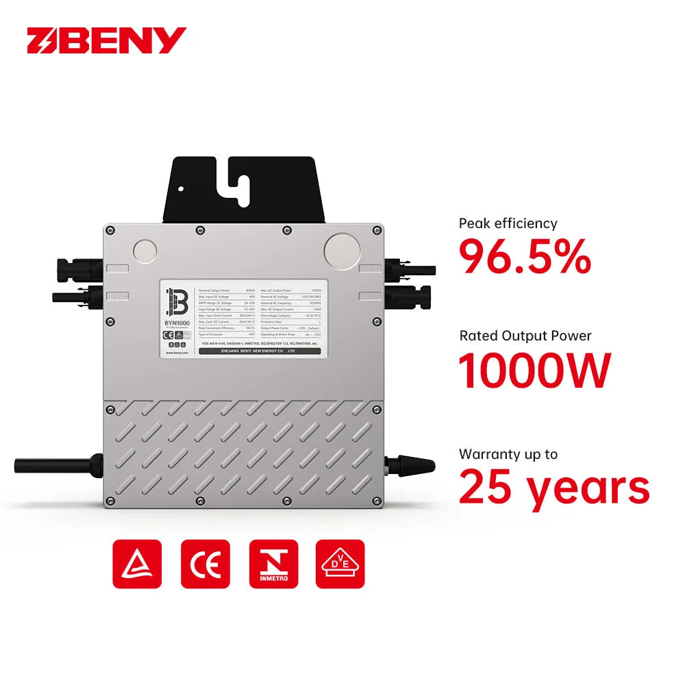 Zhejiang Benyi New Energy Co., Ltd. - Wechselrichter - BENY1000W BYM1000 - Art. 61312