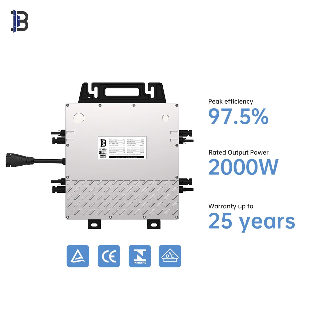 Beny New Energy GmbH - Wechselrichter - BENY 2000W BYM2000 - Art. 57087