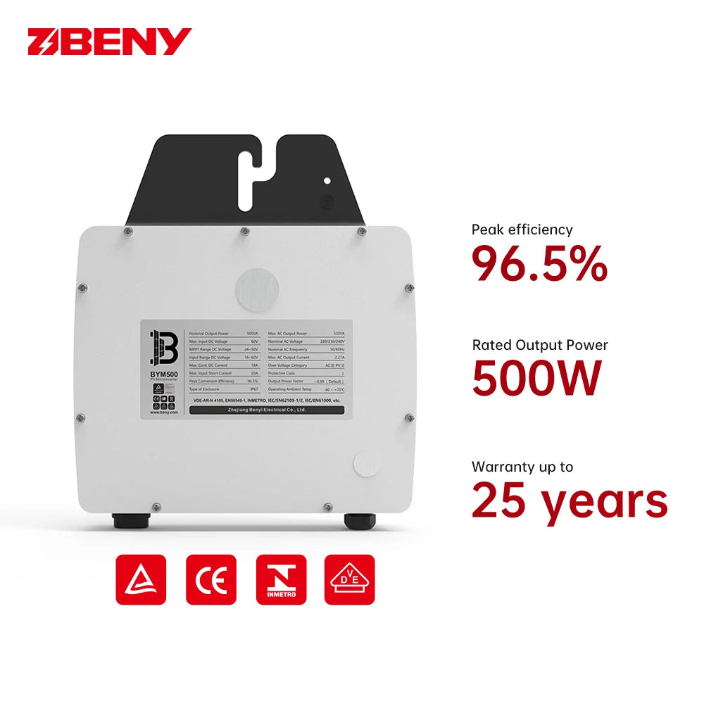 Zhejiang Benyi New Energy Co., Ltd. - Wechselrichter - BENY 500W BYM500 - Art. 61306