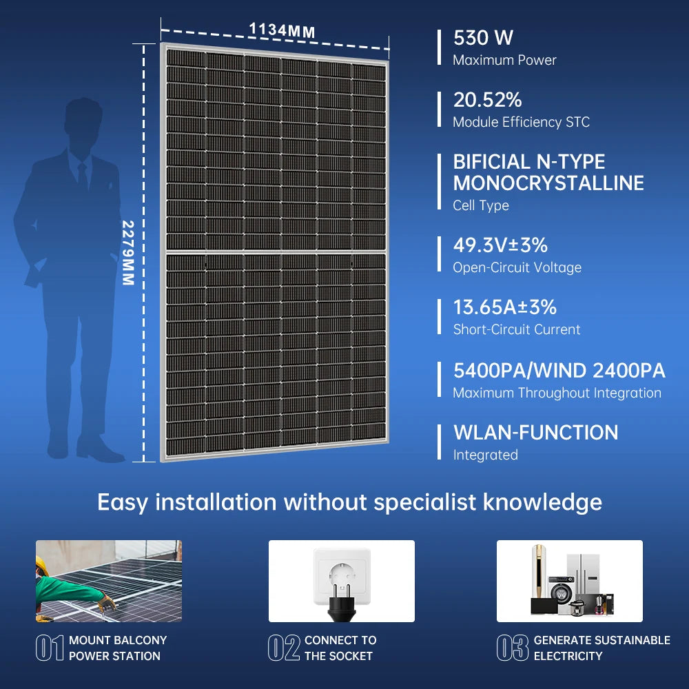 Beny New Energy GmbH - Solarmodul - BENY-530W 530w - Art. 222646
