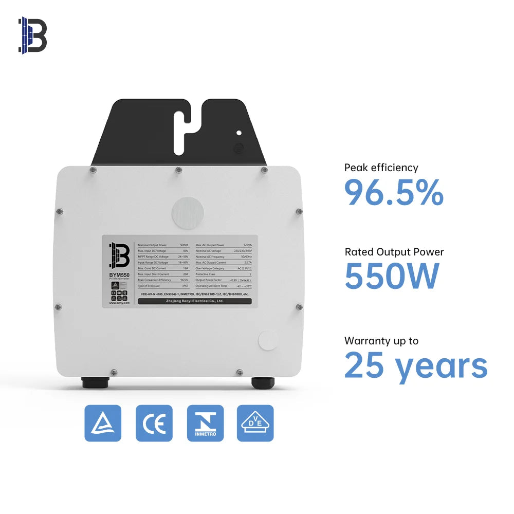Beny New Energy GmbH - Wechselrichter - BENY 550W BYM550 - Art. 57081