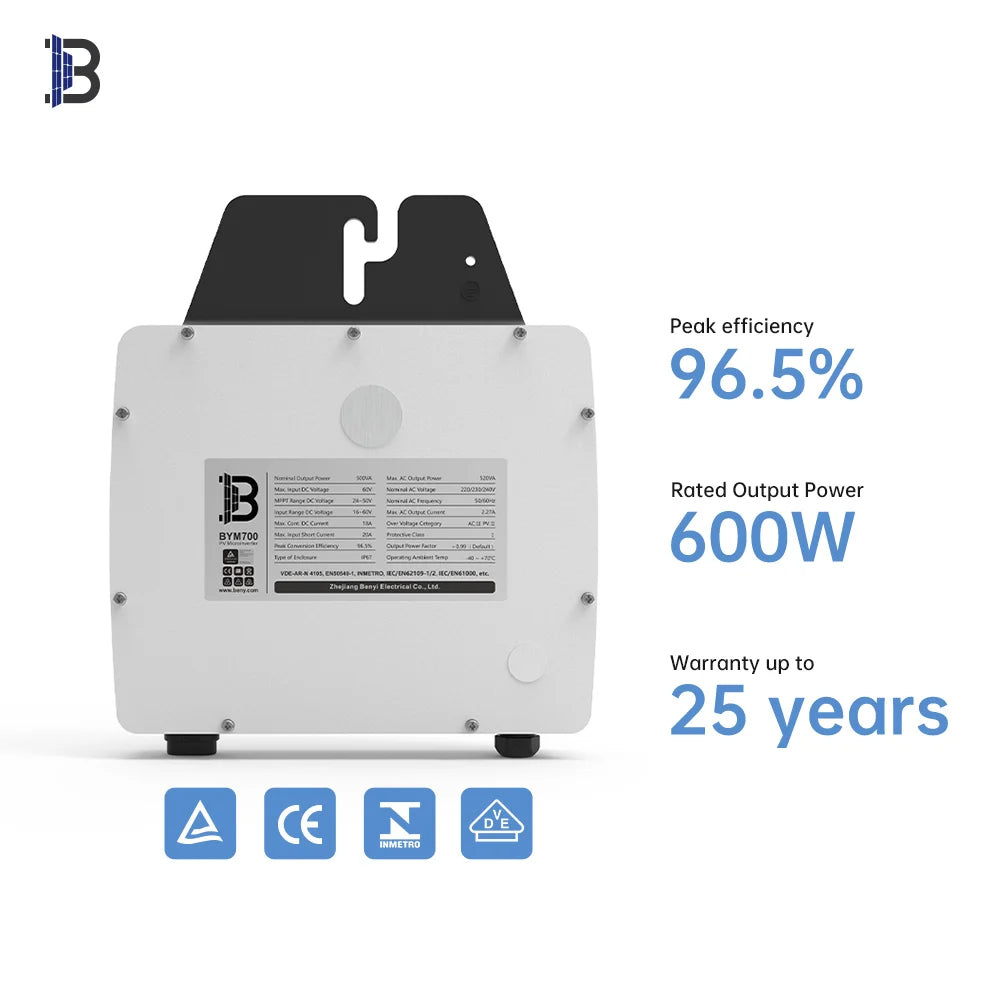 Beny New Energy GmbH - Wechselrichter - BENY  600W BYM600 - Art. 57083