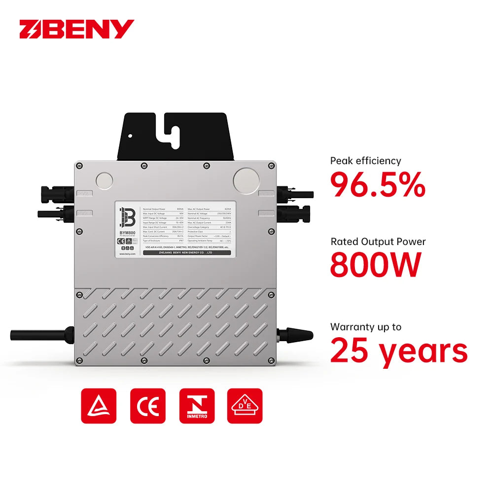 Zhejiang Benyi New Energy Co., Ltd. - Wechselrichter - BENY 800W BYM800 - Art. 61309