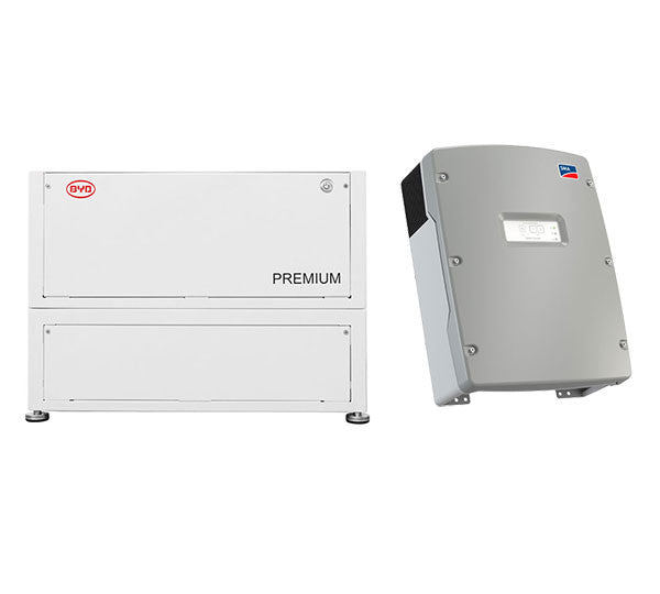 BYD + SMA Solarspeicher B-BOX LVL 2021 15,4 (1 STK./15,36 KWH) + 1X SI 6.0 LOW VOLTAGE LITHIUM-IONEN-BATTERIESPEICHERSYSTEM