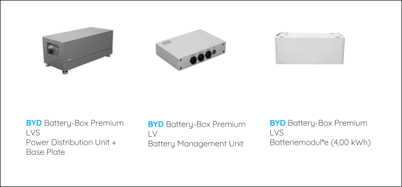 BYD | SOLAREDGE Battery-Box Premium LVS 16.0 + StorEdge SE5K