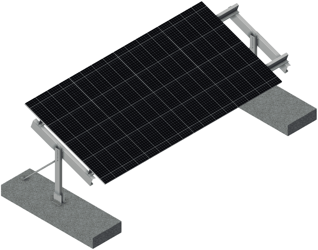 Solar Mounts LLC - Montagesysteme - Ballasted Ground Mount BGM - Art. 9606