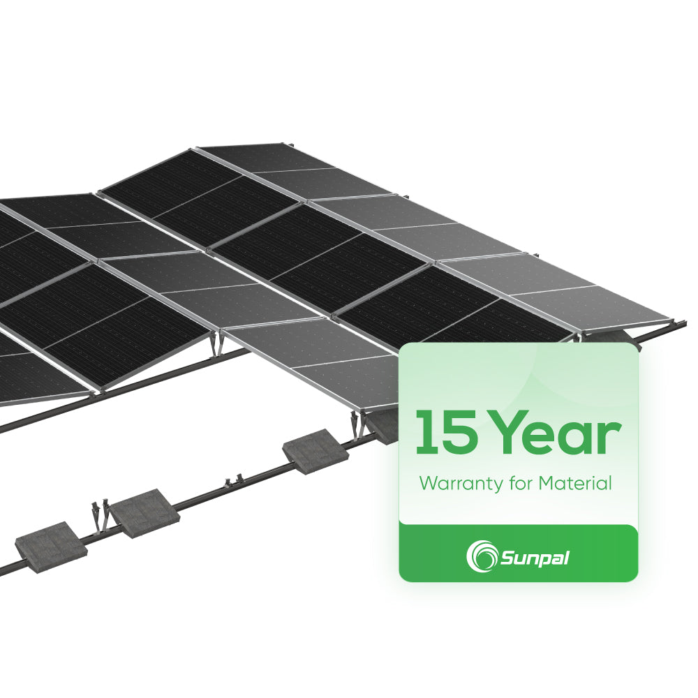 Sunpal Power Co., Ltd. - Montagesysteme - Ballasted Rack System Ballasted Rack System - Art. 10003