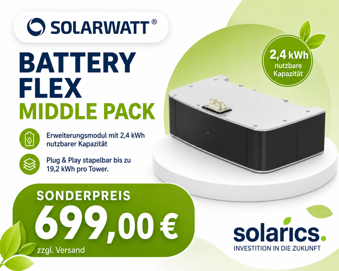 Solarwatt Middle Pack (Mittel-Modul) - Battery flex Middle Pack 1.3