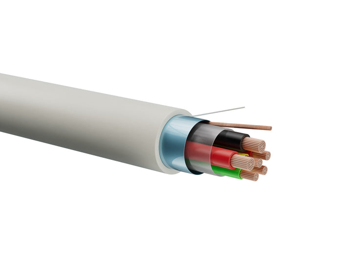 Beveiliging Discount Alarmkabel 2 x 0,75 + 6 x 0,22 mm² Installationskabel 500 m ASAC275622C5 Wechselrichter-Wechselrichter-Zubehör