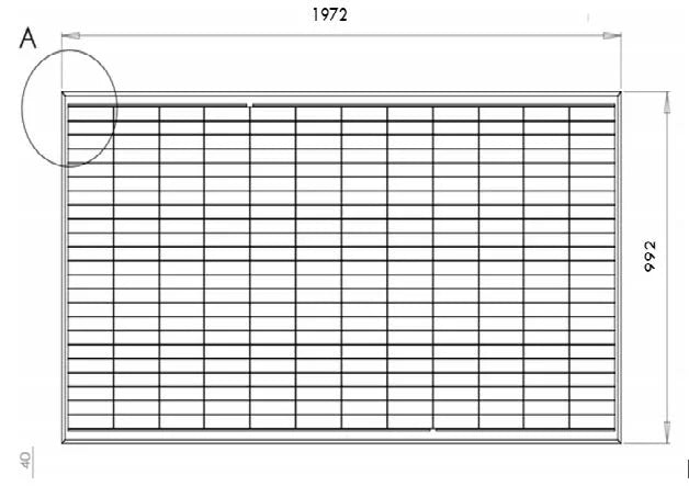 S'Tile - Solarmodul - Bi-Glass Full Black-300-310W Linea 300 W - Art. 184002