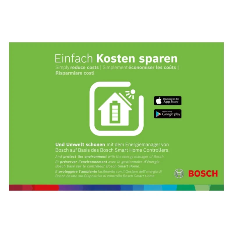 Bosch Heizsysteme Freischaltcode für den Smart Home Controller