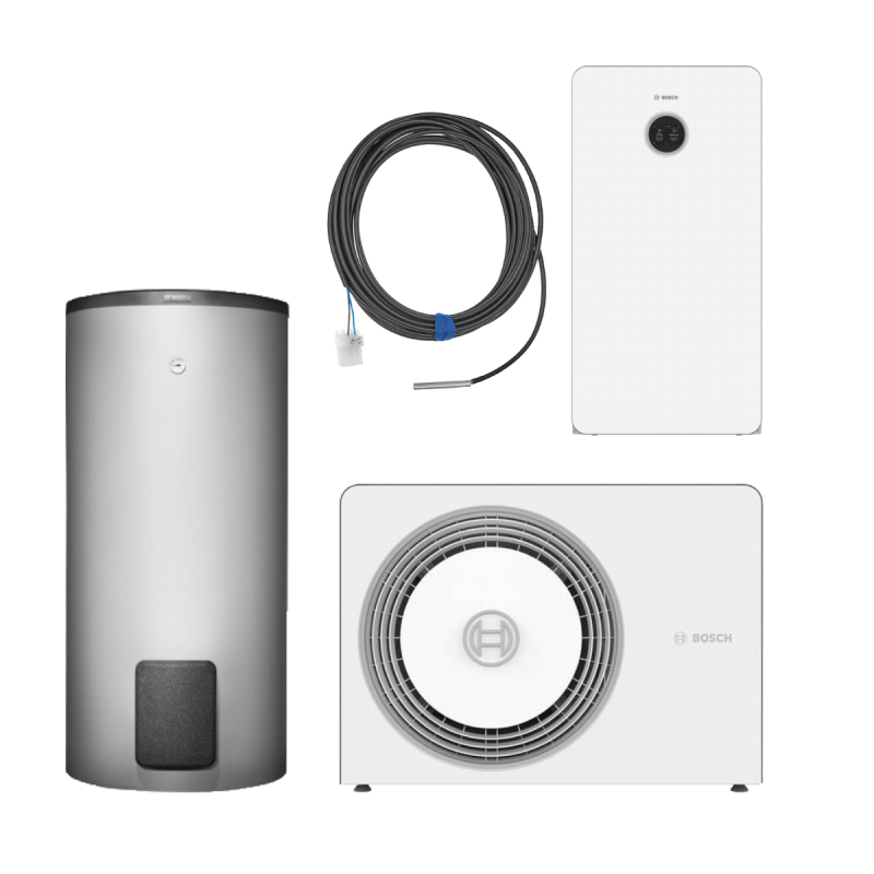 Bosch Monoblock 6800i AW 4kW Komplettsystem mit Warmwasserspeicher und integriertem Puffer