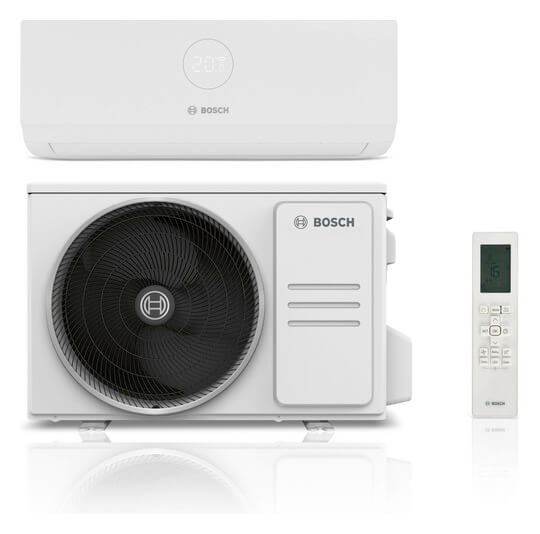 Bosch Single-Split-Klimagerät CL3000i-Set 26 WE Außen- und Inneneinheit, 2,6 kW