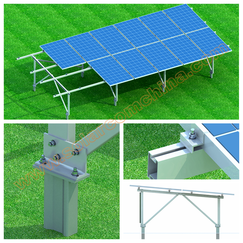 Shaoxing City Solarcom Solar Equipment Co., Ltd. - Montagesysteme - C-sharp Ground mounting system SC-VGP2 - Art. 3959