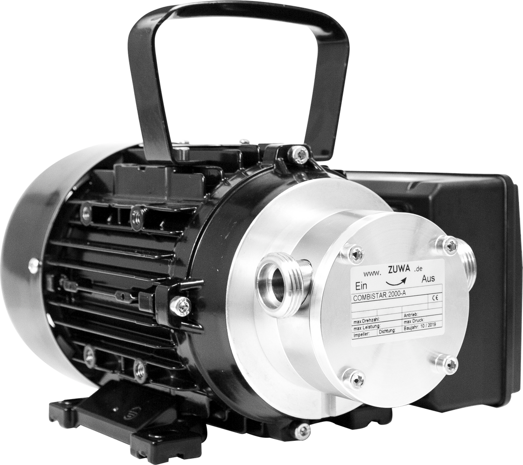 ZUWA COMBISTAR 2000-A, 1400 min-1, 400 V Impellerpumpe mit Motor, Kabel und Stecker -Art. 12111117322