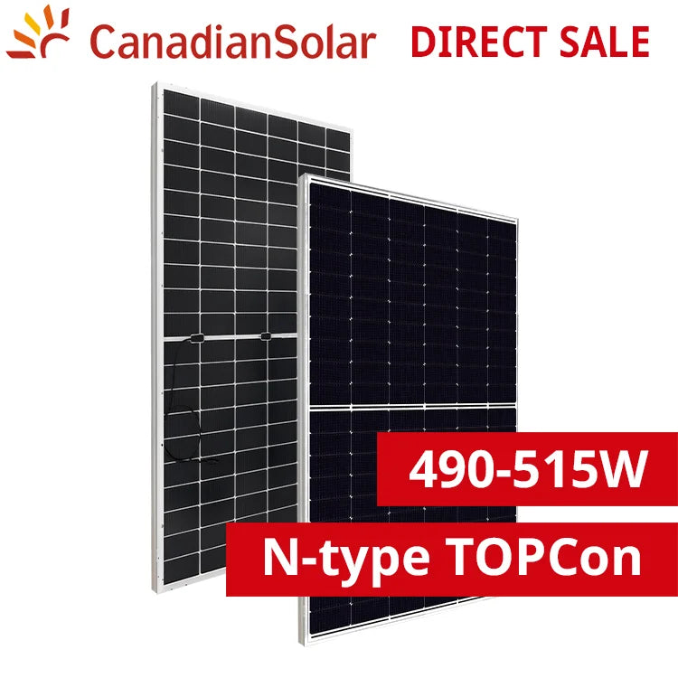 Canadian Solar Inc. - Solarmodul - TOPBiHiKu6 CS6.1-60TB 490-515W 505 - Art. 215799