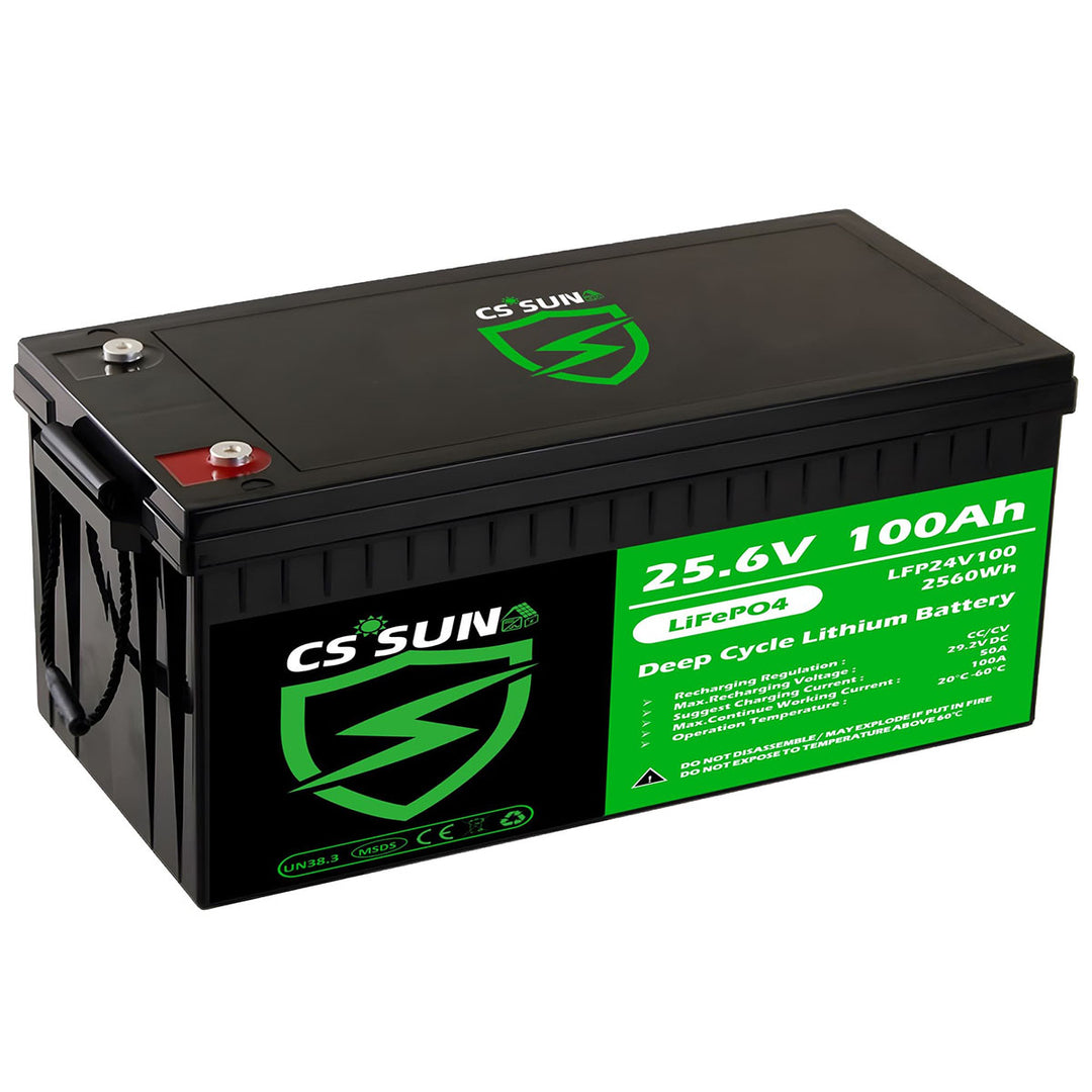 Shenzhen Zhong Chi Li Ye Tech Co., Ltd. (CSSUN) - Speicher - CSSUN LFP24V100 LiFePo4 Battery 24V 100Ah LFP24V100 - Art. 35664