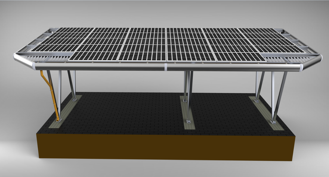 Xiamen Empery Solar Technology Co., Ltd. - Montagesysteme - Car Parking Mounting System EPR Waterproof Carport - Art. 5516