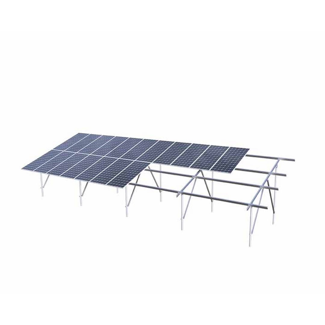 Xpower Solar Technology Co,.Ltd - Montagesysteme - Carbon Steel Dual Pole Mounting Carbon Steel Dual Pole Mounting - Art. 10174