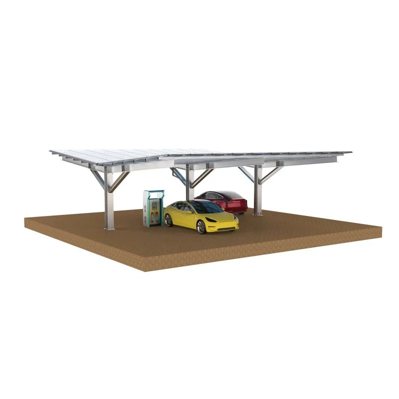 Xiamen Wanhos Solar Technology Co., Ltd. - Montagesysteme - Carbon Steel Solar Carport Mounting Structure WHS - Art. 10507