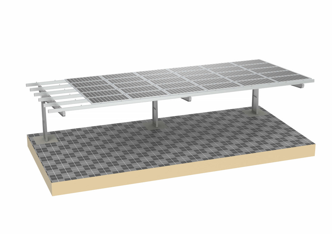Xiamen Ziyuan Energy Technology Co., Ltd. - Montagesysteme - Carport Mounting- Carbon Steel Carport ZYE-SCM - Art. 9388