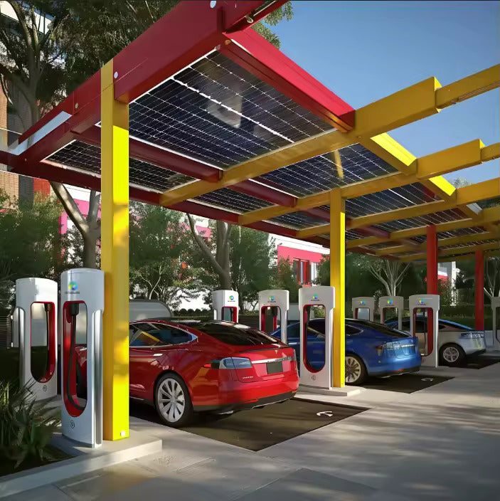Xiamen YURB Solar Technology Co.,Ltd - Montagesysteme - Carport Mounting System YURB-CP01 YURB-CP01 - Art. 10307