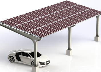 U R Energy India Pvt. Ltd. - Montagesysteme - Carport Parking Mounting System Carport Parking Mounting System - Art. 5677