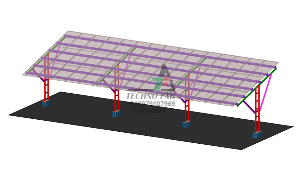 Techno FAB - Montagesysteme - Carport Structure Carport Structure - Art. 10548