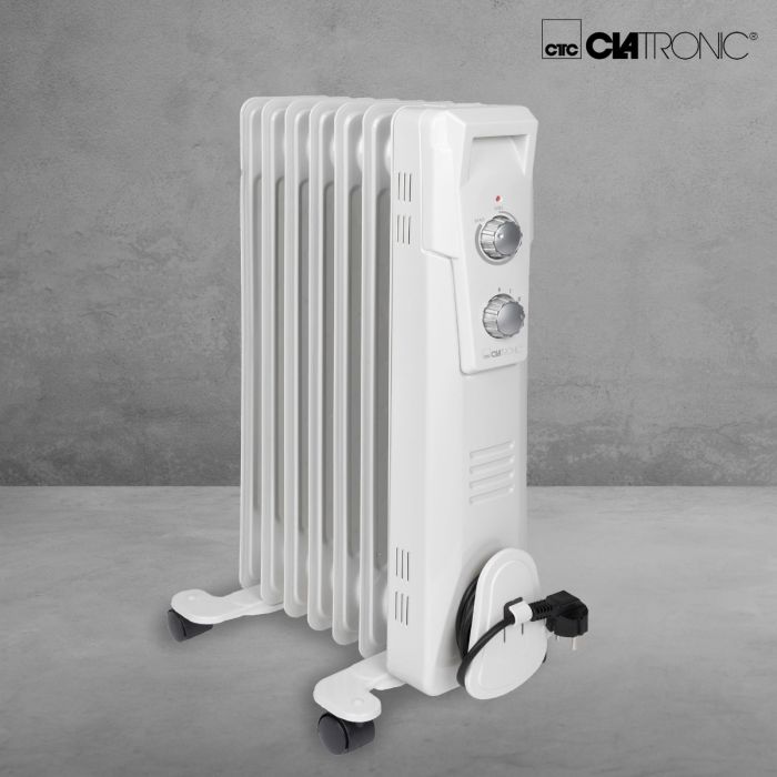 Clatronic Radiator RA 3735 Weiß 7 Rippen 1500W