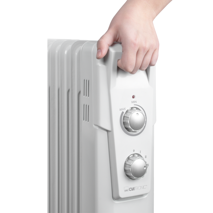 Clatronic Radiator RA 3736 Weiß 9 Rippen 2000W