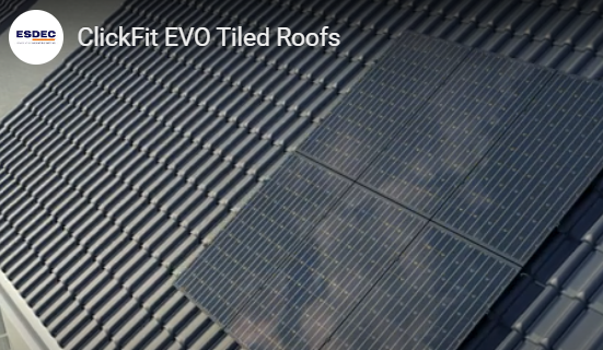 Esdec B.V. - Montagesysteme - ClickFit EVO Tiled Roof ClickFit EVO Tiled Roof - Art. 10032