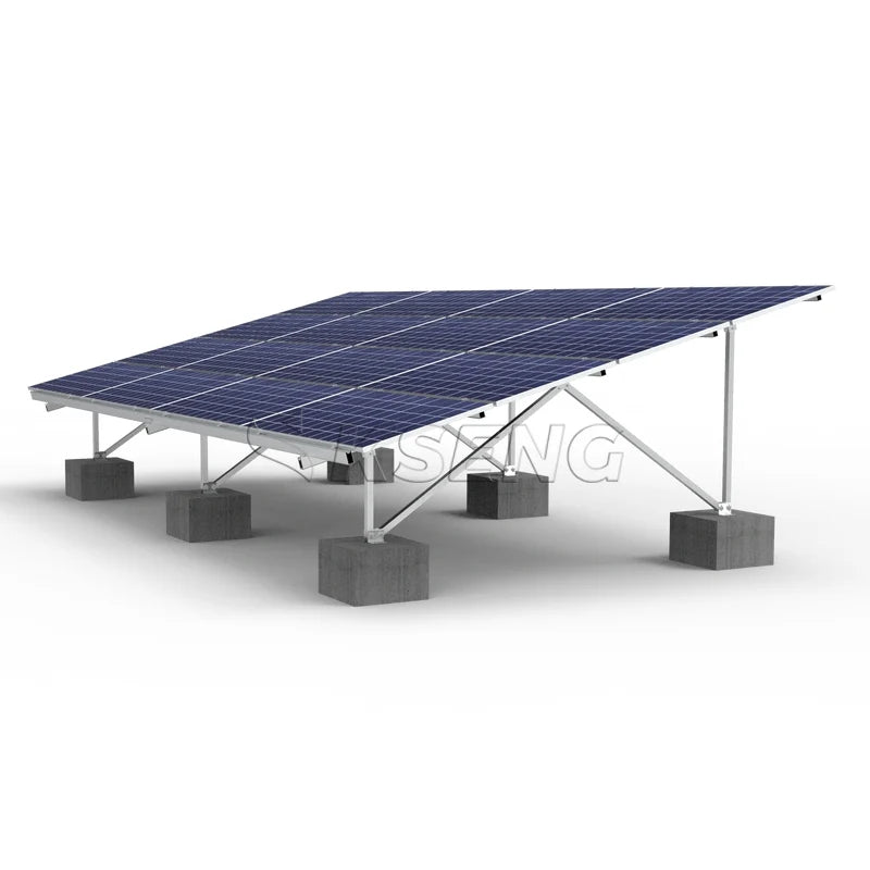 Xiamen Kseng Metal Tech Co., Ltd. - Montagesysteme - Concrete Foundation Solar Ground Mounting System Concrete Foundation Solar Ground Mounting System - Art. 8221