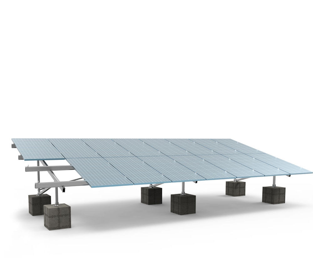 Xiamen TopFence Co., Ltd. - Montagesysteme - Concrete Foundation solar ground mount TF006122 - Art. 9428