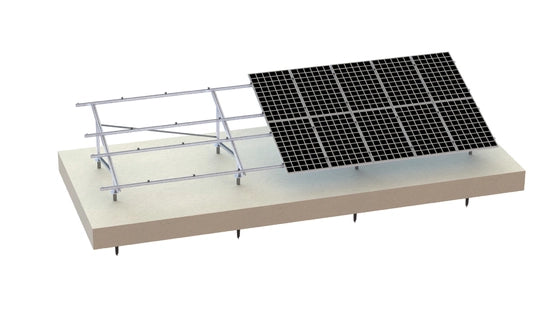 Lipu Metal (Jiangyin) Co., Ltd. - Montagesysteme - Concrete Ground Aluminium Solar Mounting Struct... Aluminum Ground Mounting system - Art. 10724