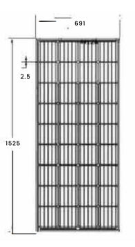 Crossroads Solar - Solarmodul - Crossroads 200W CRS 36-200 - Art. 211484