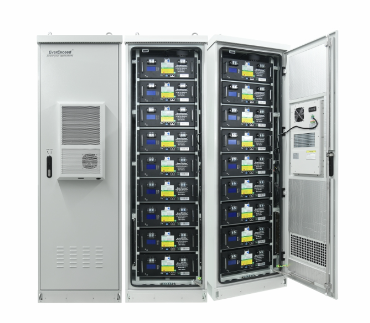 Shenzhen EverExceed Industrial Co., Ltd. - Speicher - Customizable Outdoor Cabinet With 48V900AH Lith... EV48900-T - Art. 31900