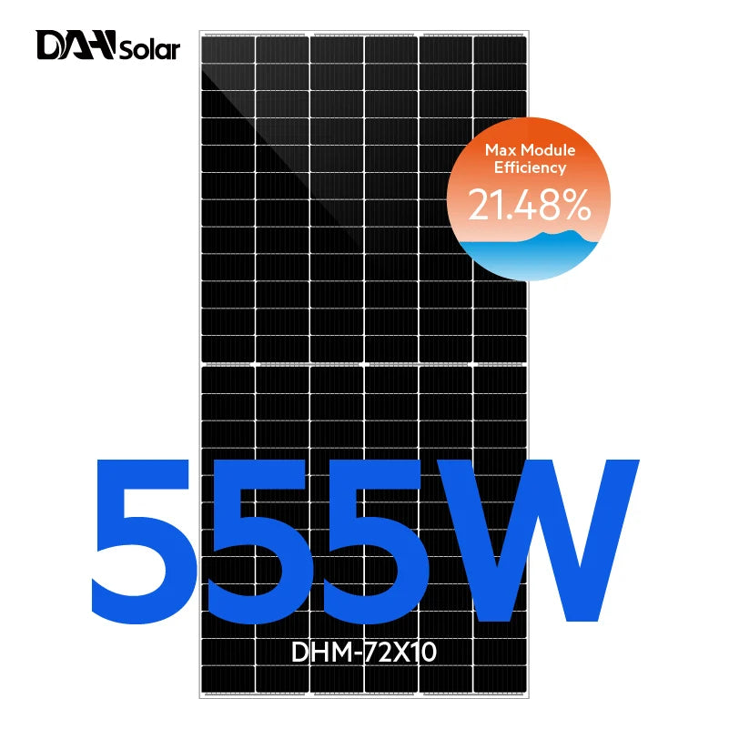 DAH Solar Co., Ltd. - Solarmodul - DHM-72X10 525-560W 560 - Art. 185549