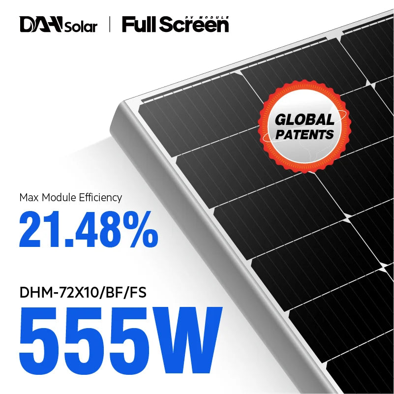 beeIN S.A. - Solarmodul - DAH Solar
                                                        DHM-72X10/BF/FS 540~555W 555 - Art. 192544