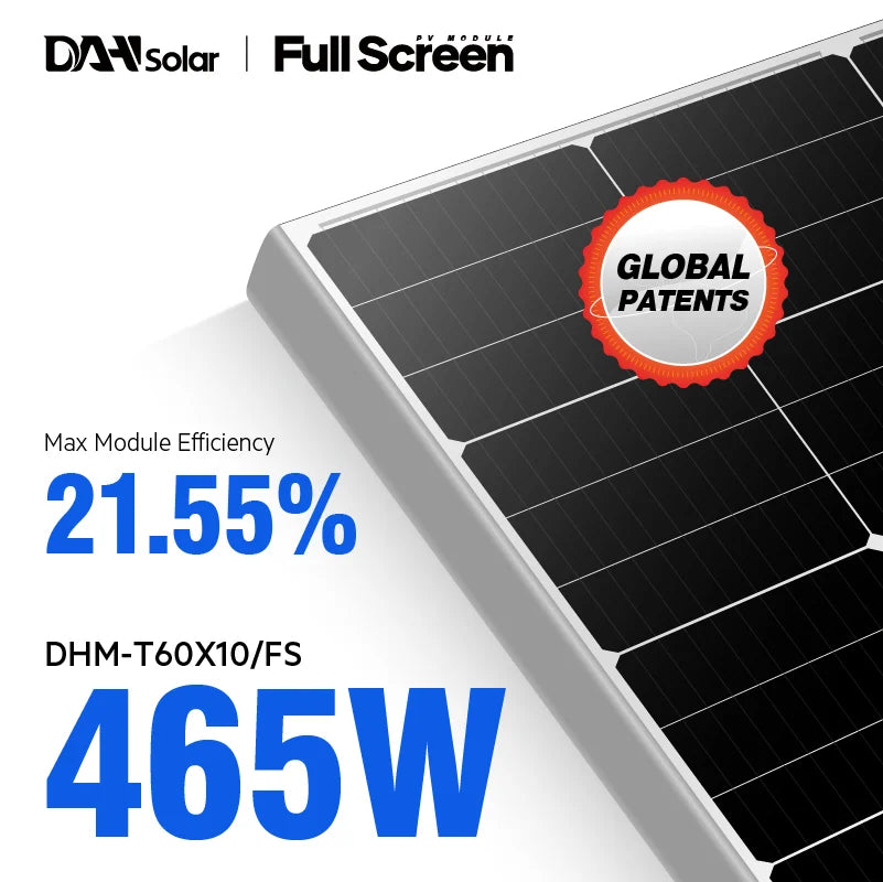 beeIN S.A. - Solarmodul - DAH Solar
                                                        DHM-T60X10/FS 450~465W 460 - Art. 194847