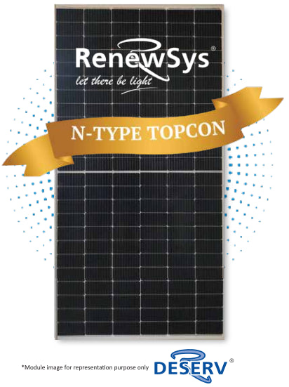 RenewSys India Pvt Ltd - Solarmodul - DESERV Extreme 144X 560-600 575 - Art. 222043