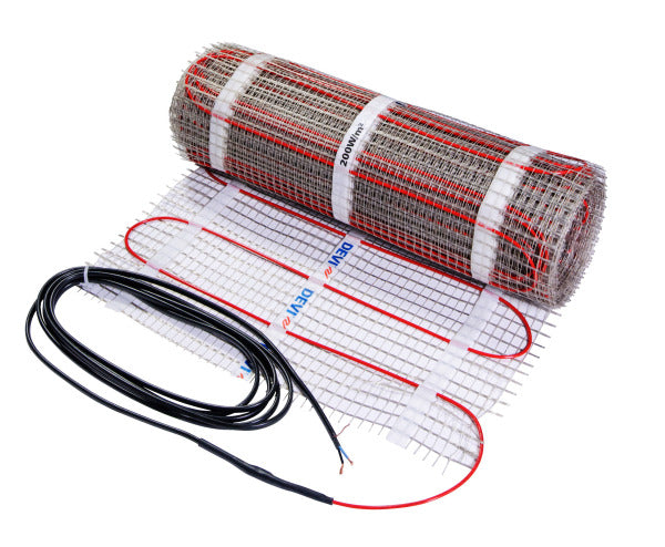 DEVI Dünnbettheizmatte 200W/qm 0,5x12,2m selbstkleb. – DEVI